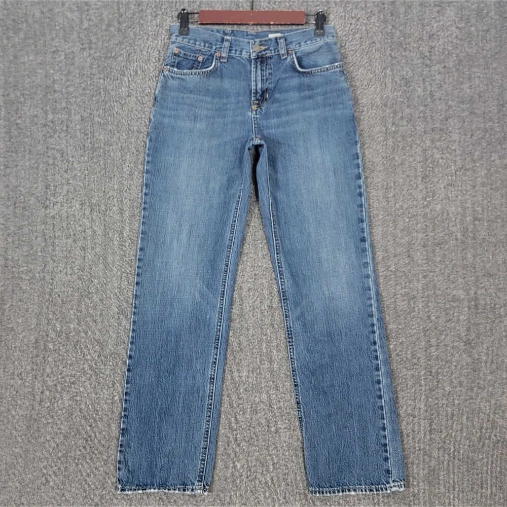 Polo Ralph Lauren 381 Slim Jeans Youth Boys 16 Blue Denim Straight Leg 27x28